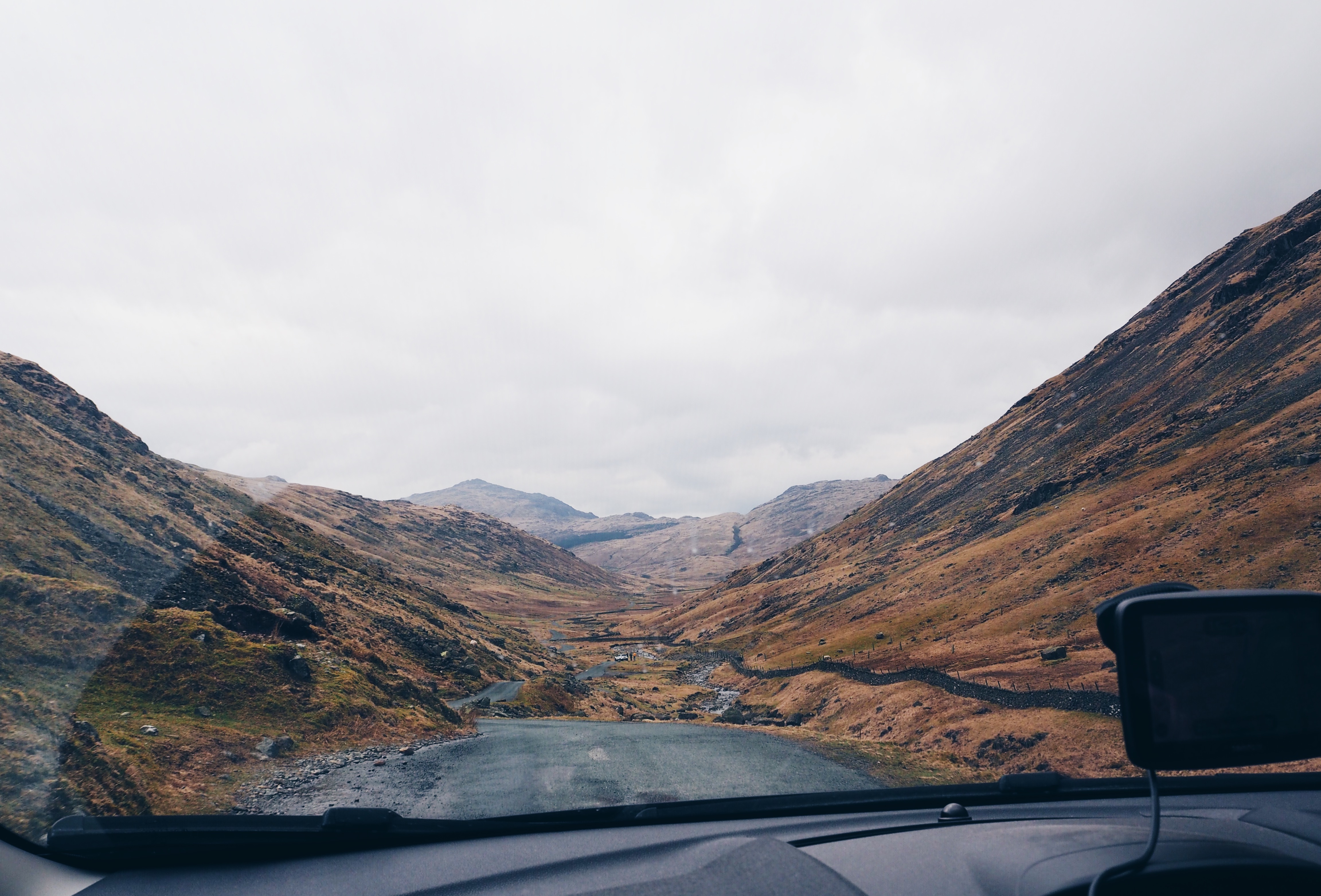 Lake district attractions Hardknott pass