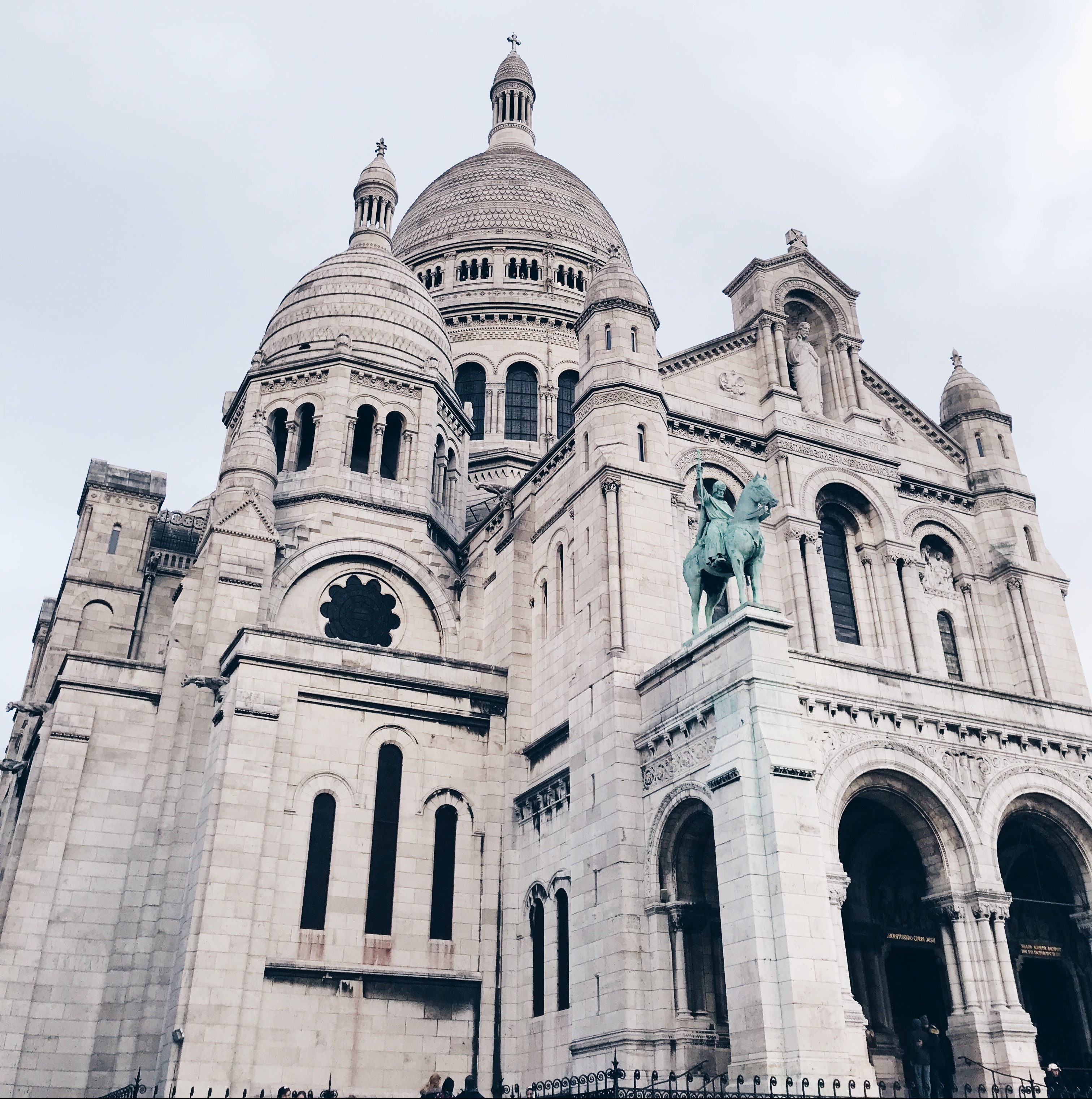 visiting Paris - sacre coeur
