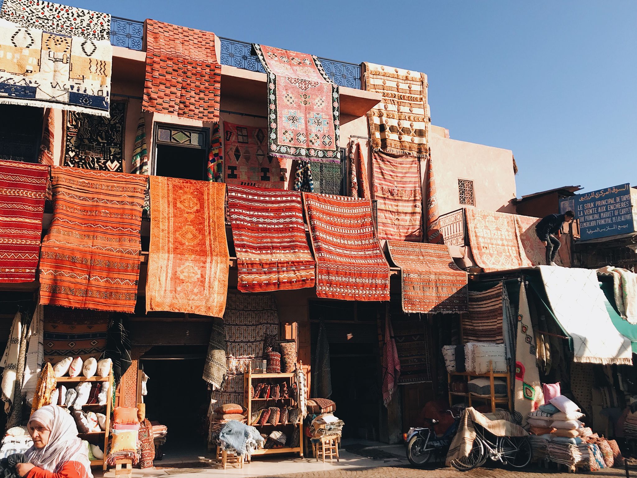 une semaine au maroc maison des tapis marrakech