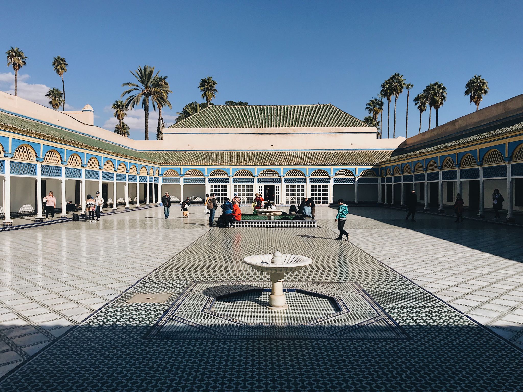 Une semaine au Maroc, Palais Bahia Marrakech