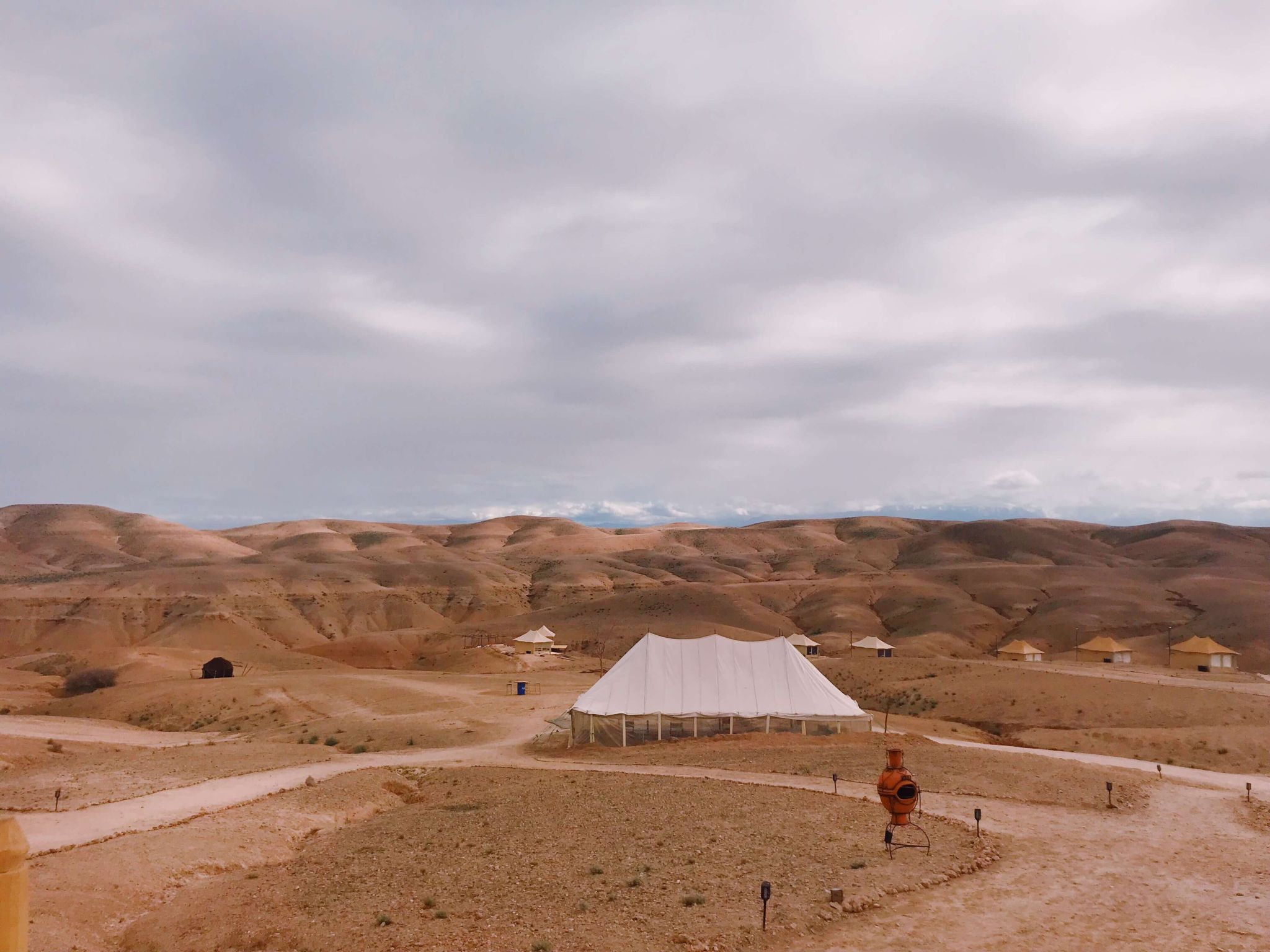 Camp du désert d'Agafay