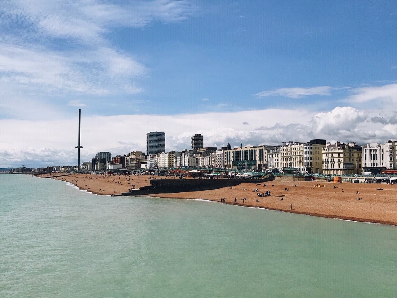 Week-end à Brighton vue depuis la jetée