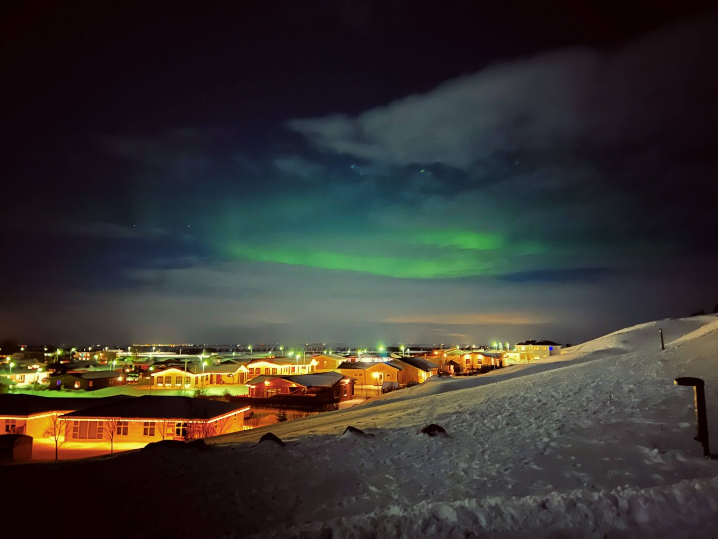 best month to see northern lights in Iceland