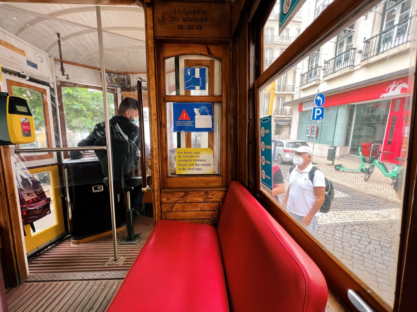 Riding Tram 28 In Lisbon