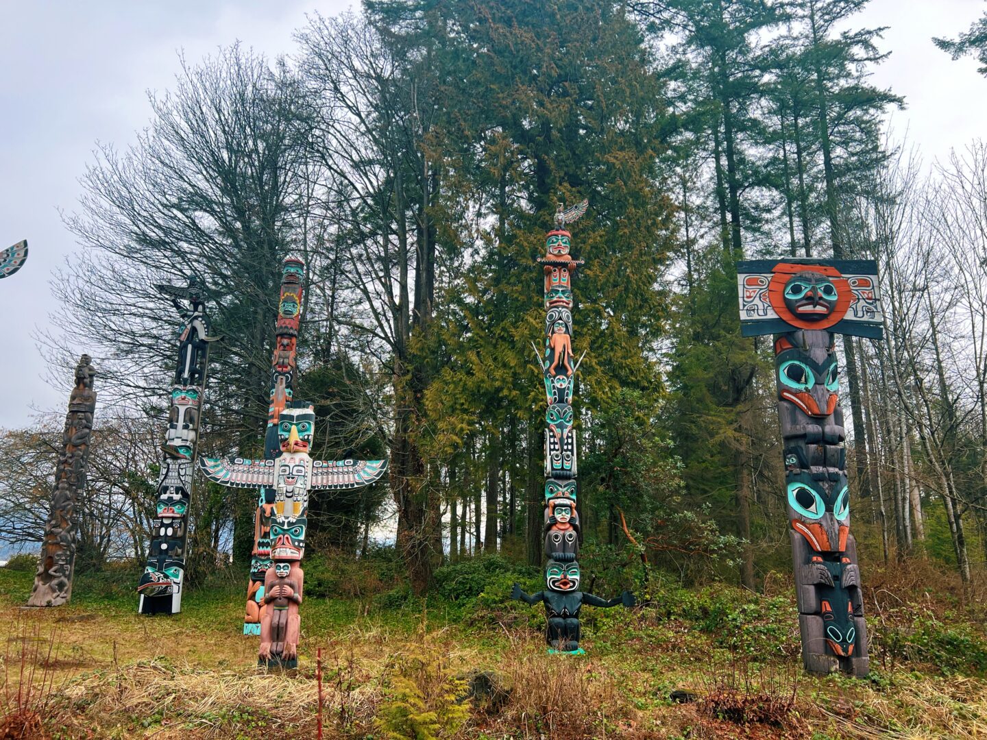 Stanley Park Totem Poles 