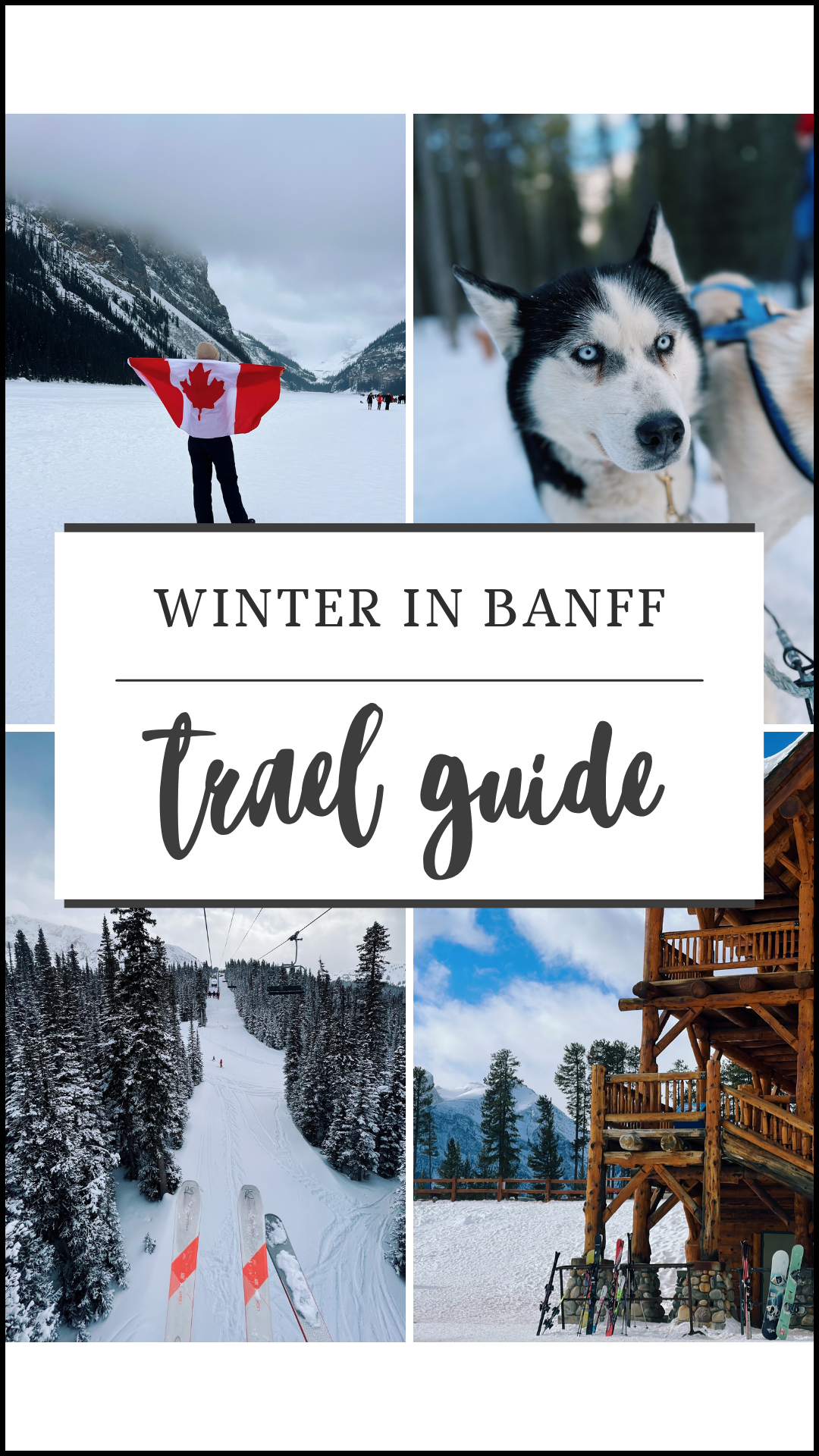 Discover the very best things to do in Banff National Park in winter with this travel guide! From epic Ski resorts, to the famous Lake Louise and once-in-a-life-time experiences. | Banff Canada | banff national park in the winter | banff winter itinerary | banff winter hikes | Canada travel and best destinations