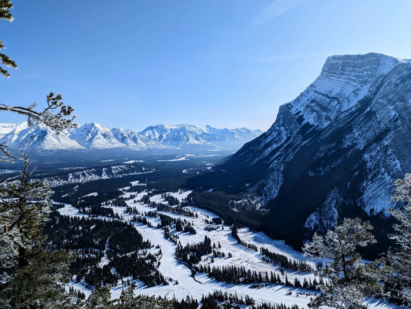 banff national park in winter