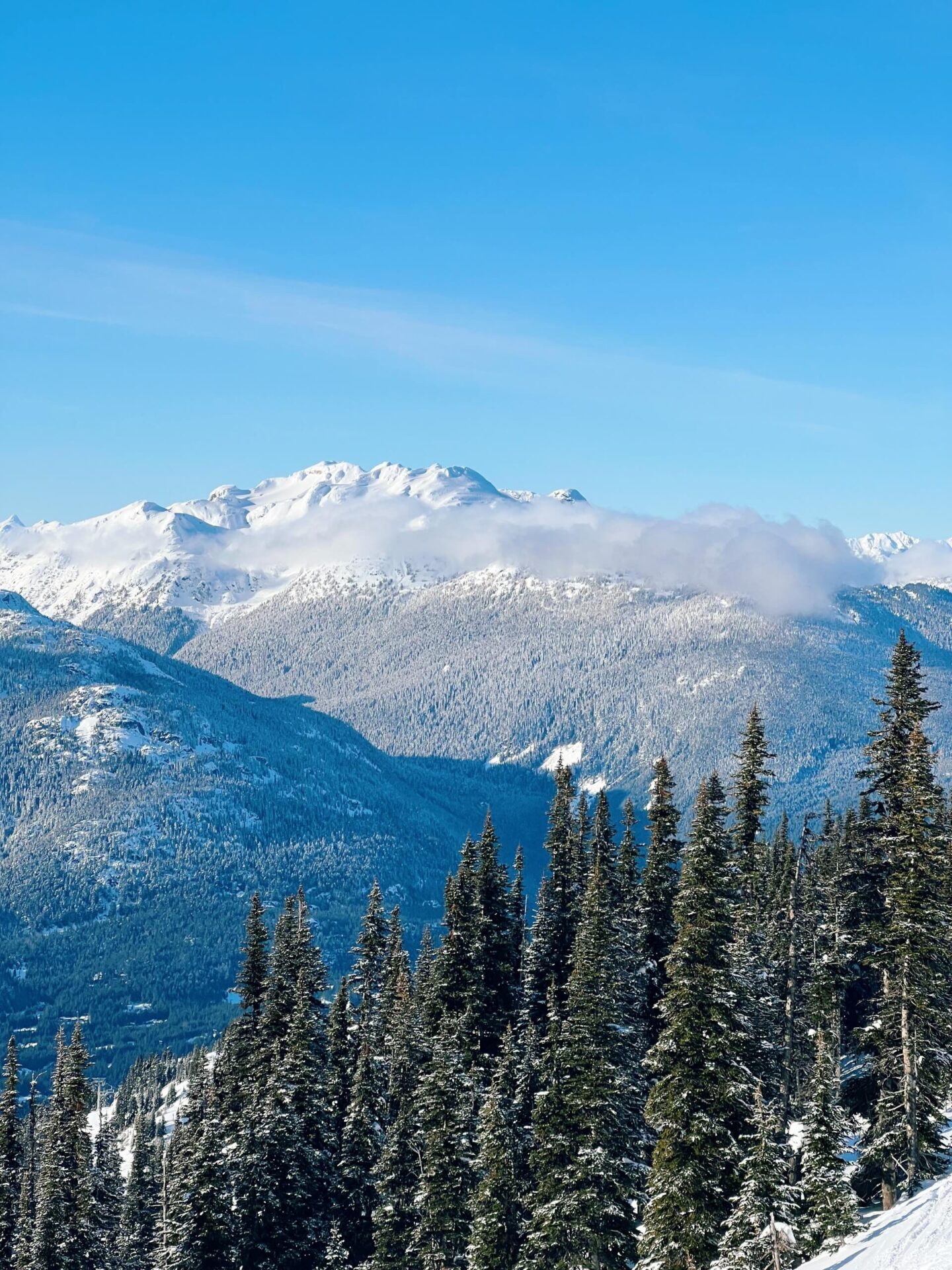 Skiing in Whistler